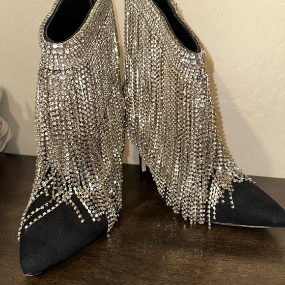 Sophia Webster Xena crystal fringe heel boots 5.5 - Picture 4 of 5